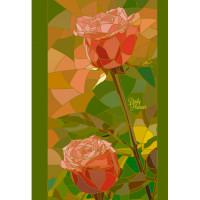 Канц-Эксмо Ежедневник полудатированный "Графика. Розы. Витраж", А5, 192 листа