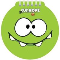 Hatber Блокнот на гребне "Cut the rope", А6, 60 листов