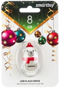 Smartbuy NY series Белый Медведь 8GB