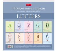 Hatber Комплект предметных тетрадей "Letters", А5, 48 листов, 12 штук (количество товаров в комплекте: 10)