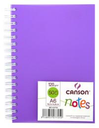 Canson Блокнот на спирали &quot;Notes&quot;, А6, 50 листов, фиолетовый