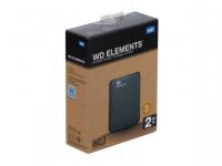 Western Digital Внешний жесткий диск 2Tb WDBU6Y0020BBK-EESN Elements Portable Black 2.5&quot; USB 3.0