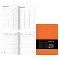 Канц-Эксмо Ежедневник датированный на 2019 год "Optima. Оранжевый", А5, 176 листов
