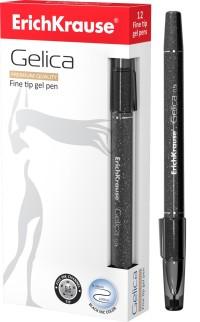 ErichKrause Ручка гелевая "Gelica", 0,5 мм, черная