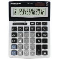 Assistant Калькулятор &quot;AC-2321&quot;, 12 разрядов, 195х143х34 мм