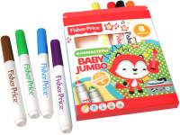 Fisher-Price (Фишер Прайс) Фломастеры "Baby Jumbo" с закругленным наконечником, 8 цветов