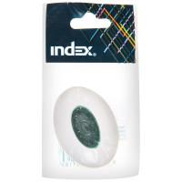 Index Ластик овальный, цвет белый, 58x25x10 мм