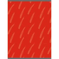 Канц-Эксмо Тетрадь для конспектов "Штрихи на красном", А4, 48 листов, клетка
