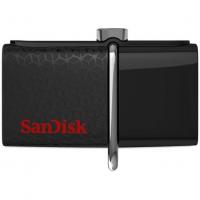 Sandisk Ultra SDDD2-128G-G46 128Гб, Черный, металл, пластик, USB 3.0/microUSB