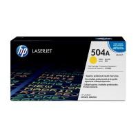 HP Картридж лазерный "504A CE252A", желтый