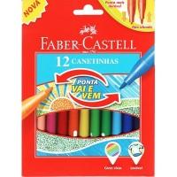 Faber-Castell Фломастеры с убирающимся наконечником, 12 цветов
