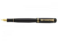 Kaweco Ручка перьевая "DIA2", чёрная, золотая, синие чернила, F 0,7 мм