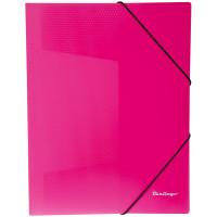Berlingo Папка на резинке "Neon", А4, 500 мкм, неоновый розовый
