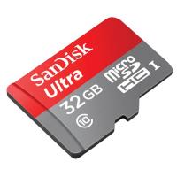 Sandisk Ultra microSDHC Class 10 UHS-I 80MB/s 32GB + SD adapter