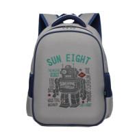 Sun eight Рюкзак школьный в комплекте с пеналом "SE-2690", цвет светло-серый