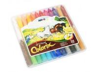 AMOS Цветные карандаши 3 в 1, 24 цвета, диаметр 12 мм