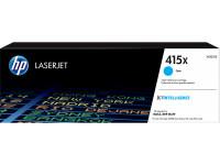 HP Тонер-картридж Hewlett Packard (HP) 415X Cyan LaserJet Toner Cartridge, голубой, арт. W2031X