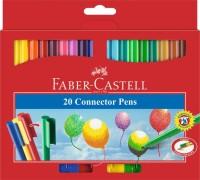 Faber-Castell Фломастеры с клипом, 20 цветов