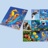 CENTRUM Блокнот 3D "Sea World", А7, 30 листов