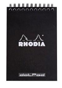 Rhodia Блокнот "Classic", чёрный, 10,5x14,8 см, точка, 80 л