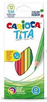 Carioca Набор цветных пластиковых карандашей "Tita", 12 цветов