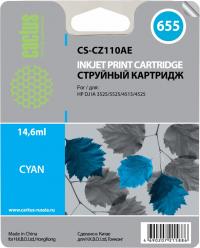 Cactus CS-CZ110AE №655 для HP DJ IA 3525/5525/4515/4525/4615/6525 (голубой)