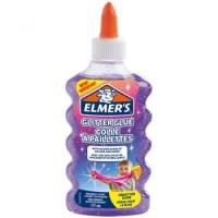 Elmers Клей для слаймов "Elmers", с фиолетовыми блестками, 177 мл