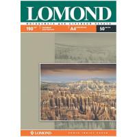LOMOND Бумагадля струйных принтеров "Lomond", 190 г/м, 50 листов, матовая, двухсторонняя, А4