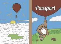 MILAND Обложка на паспорт "Мимидведь в небесах"