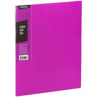 Berlingo Папка с зажимом "Color Zone", 17 мм, 600 мкм, розовая