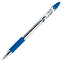 Index Ручка гелевая "Advokat", прозрачный корпус, синяя, 0,5 мм