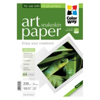 ColorWay Фотобумага  ART глянцевая, Фактура: кожа змеи, А4, плотность: 230 г/м2, 10 листов