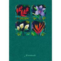 Канц-Эксмо Книга для записей "Любимые цветы", А6, 80 листов, клетка