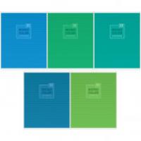 OfficeSpace Комплект тетрадей &quot;Моноколор. Blue&amp;Green&quot;, А5, 48 листов, клетка (10 тетрадей в комплекте) (количество товаров в комплекте: 10)