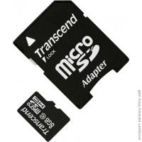 Transcend microsdhc 8gb class 10 + адаптер (ts8gusdhc10)