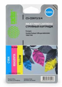 Cactus Картридж струйный CS-CD972 №920XL синий (11мл)