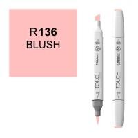 Touch Маркер двусторонний Brush, цвет: 136 румяный розовый R136