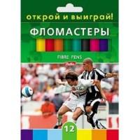 Hatber Фломастеры &quot;Футбол&quot;, 12 цветов