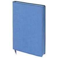 BRAUBERG Бизнес-блокнот "Tweed", А5, 148x213 мм, линия, 128 листов, цвет обложки синий
