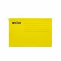 Index Подвесная папка, с табулятором "Foolscap", 412x240 мм, желтая