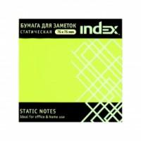 Index Бумага для заметок статическая, маркерная, 75x75 мм, желтая, 100 листов
