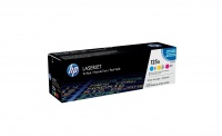 HP Комплект CB541A+CB542A+CB543A Color