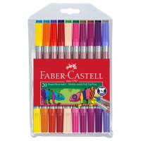 Faber-Castell Фломастеры двухсторонние, 20 цветов