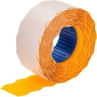 Комус Этикет-лента оранжевая, волна, 26x12 мм (1000 этикеток)