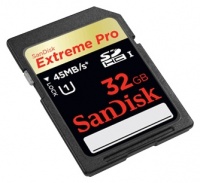 Sandisk SDHC Extreme Pro Class 10 32Gb 45mb/s
