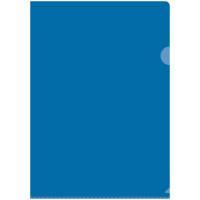 OfficeSpace Папка-уголок А4 (прозрачная/синяя)