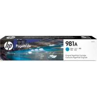 HP Картридж струйный Hewlett Packard (HP) "981A", голубой