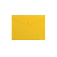 ErichKrause Папка-конверт на кнопке "Classic", непрозрачная, А4, желтая