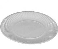 Мистерия (посуда) Набор тарелок одноразовых, белые, 12 штук (диаметр 17 см)