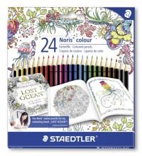 Staedtler Карандаши цветные "Wopex. Noris Colour. Johanna Basford", 24 цвета